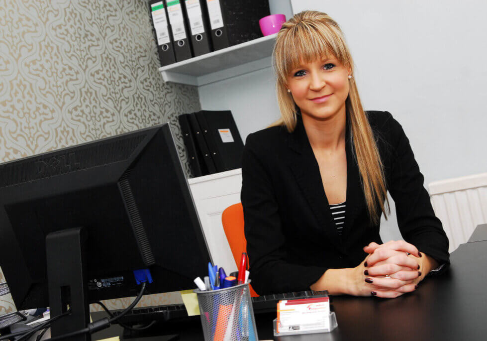 Ausra Uzukauskaite who runs Amber Properties Office carpet cleaning in Northampton