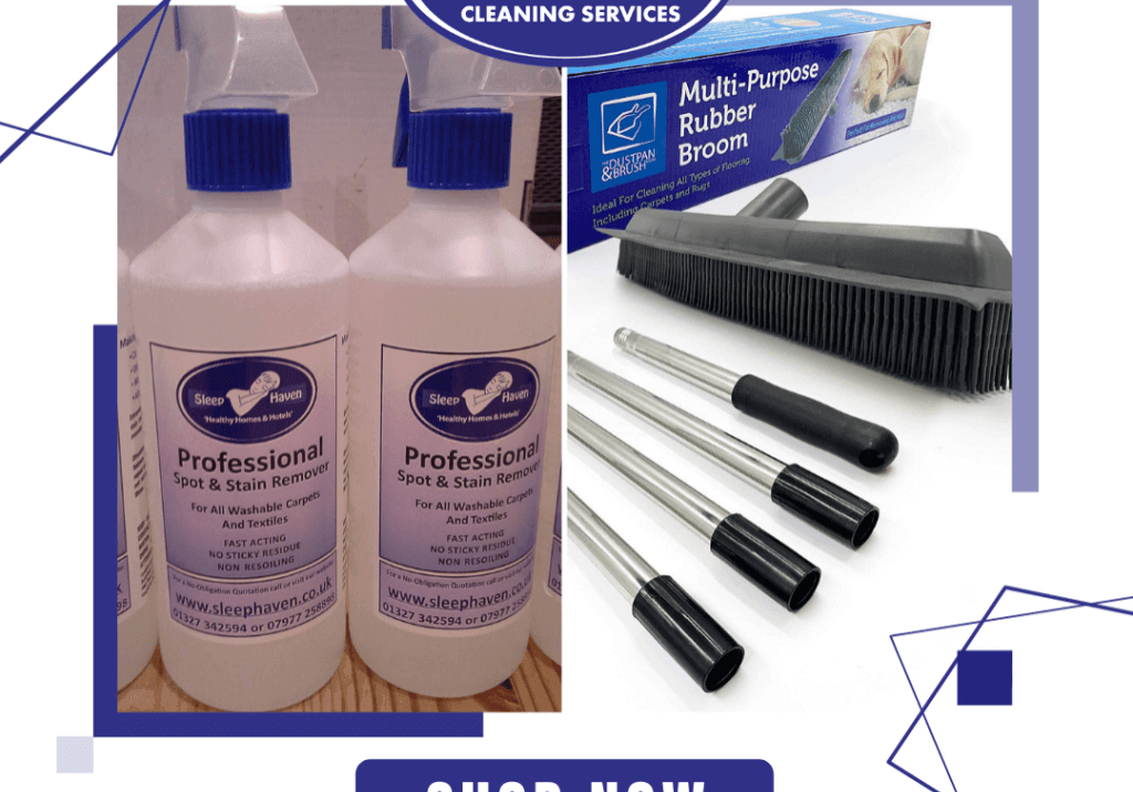 Carpet cleaning products we use and recommend